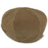 Hampton - Walrus Hats Sand Linen 8 Panel Newsboy Cap